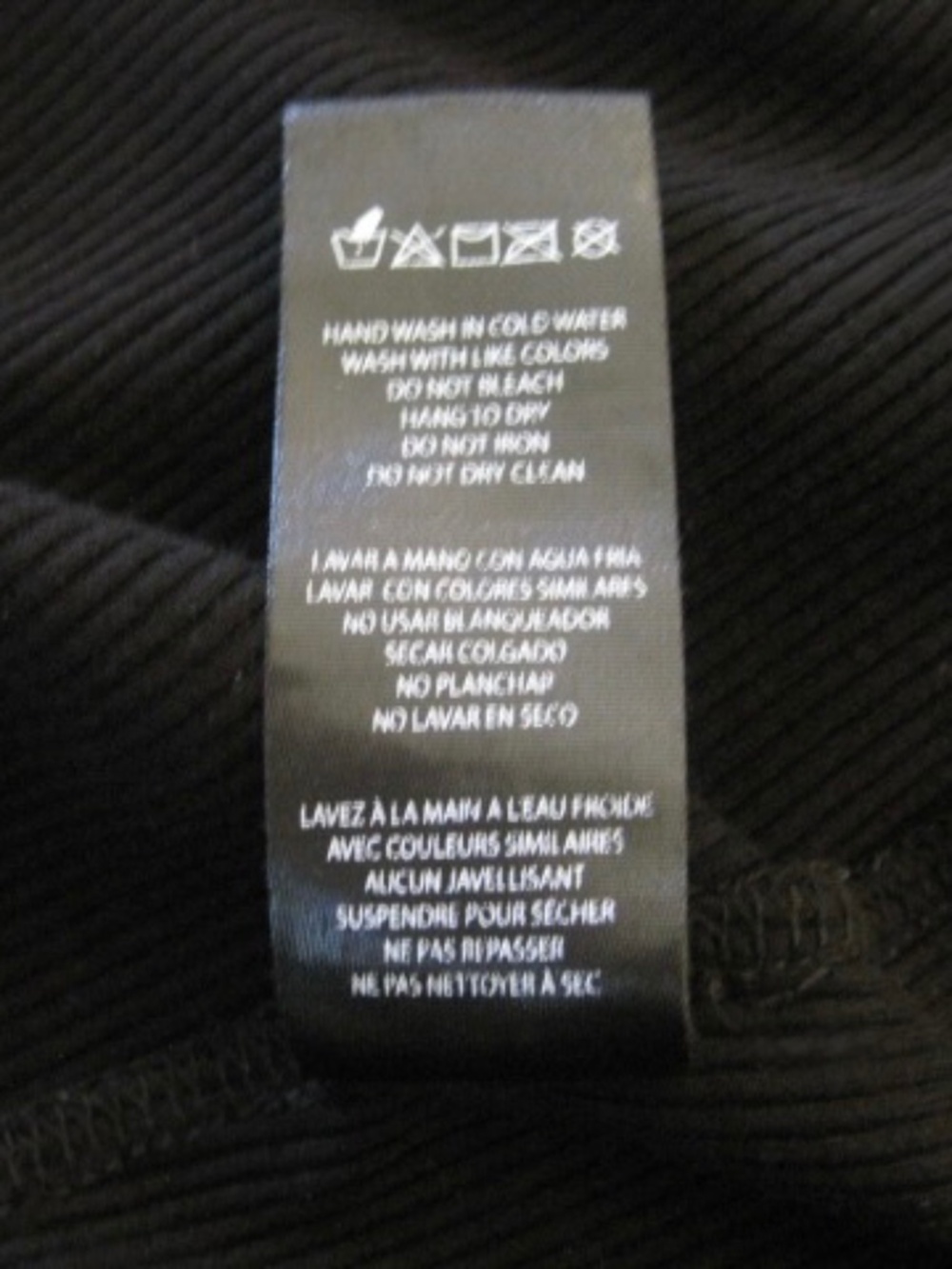 Bebe Logo Ribbed Top - Picture 6 of 8